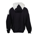 CAMO CABLE KNIT SWEATER HOODIE