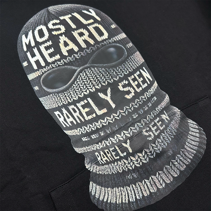 RARELY SEEN SKI MASK HOODIE