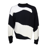 CAMO CABLE KNIT SWEATER