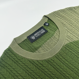 CAMO CABLE KNIT SWEATER TEE