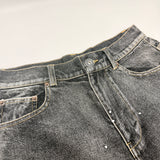 PAINT EMBROIDERED EXTRA WIDE LEG JEANS