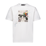 CHEESING HARD PAINT EMBROIDERED TEE