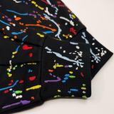 PAINT EMBROIDERED KIMONO X HOODIE