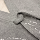 PAINT EMBROIDERED KIMONO X HOODIE