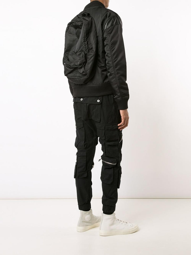 NYLON PARACHUTE BACKPACK BOMBER JACKET – Mostly Heard Rarely