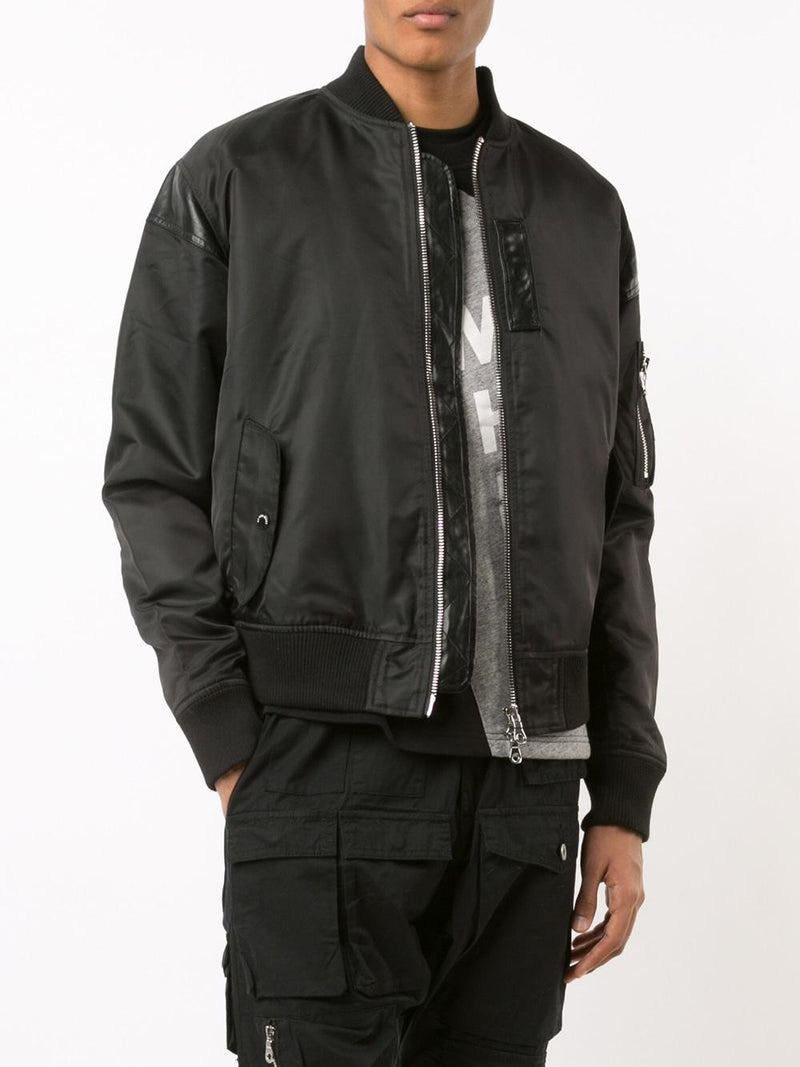 NYLON PARACHUTE BACKPACK BOMBER JACKET - Mostly Heard Rarely Seen
