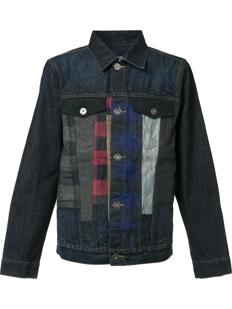 PATCHWORK DENIM JACKET - Mostly Heard Rarely Seen