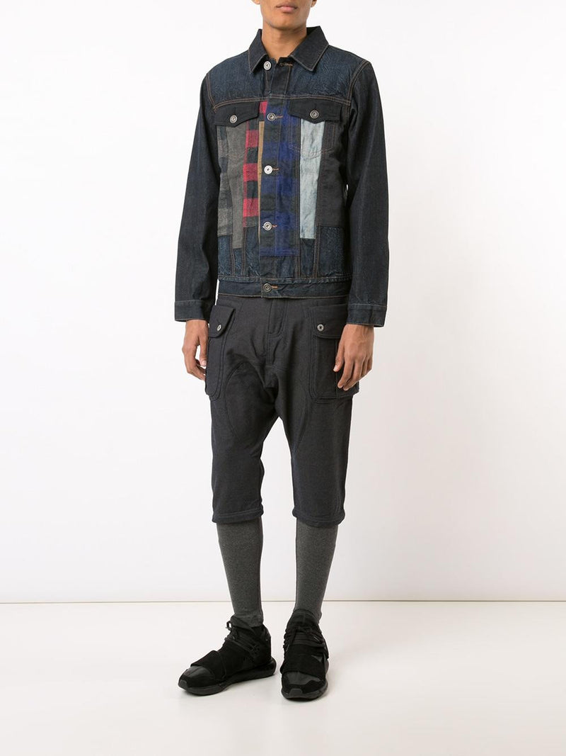 PATCHWORK DENIM JACKET - Mostly Heard Rarely Seen