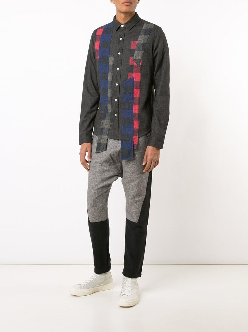 PATCHWORK FLANNEL SHIRT - Mostly Heard Rarely Seen