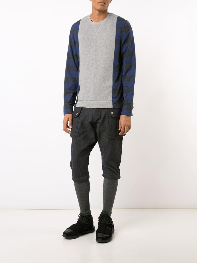 H.GREY FLEECE CREWNECK SHIRT - Mostly Heard Rarely Seen