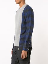 H.GREY FLEECE CREWNECK SHIRT - Mostly Heard Rarely Seen