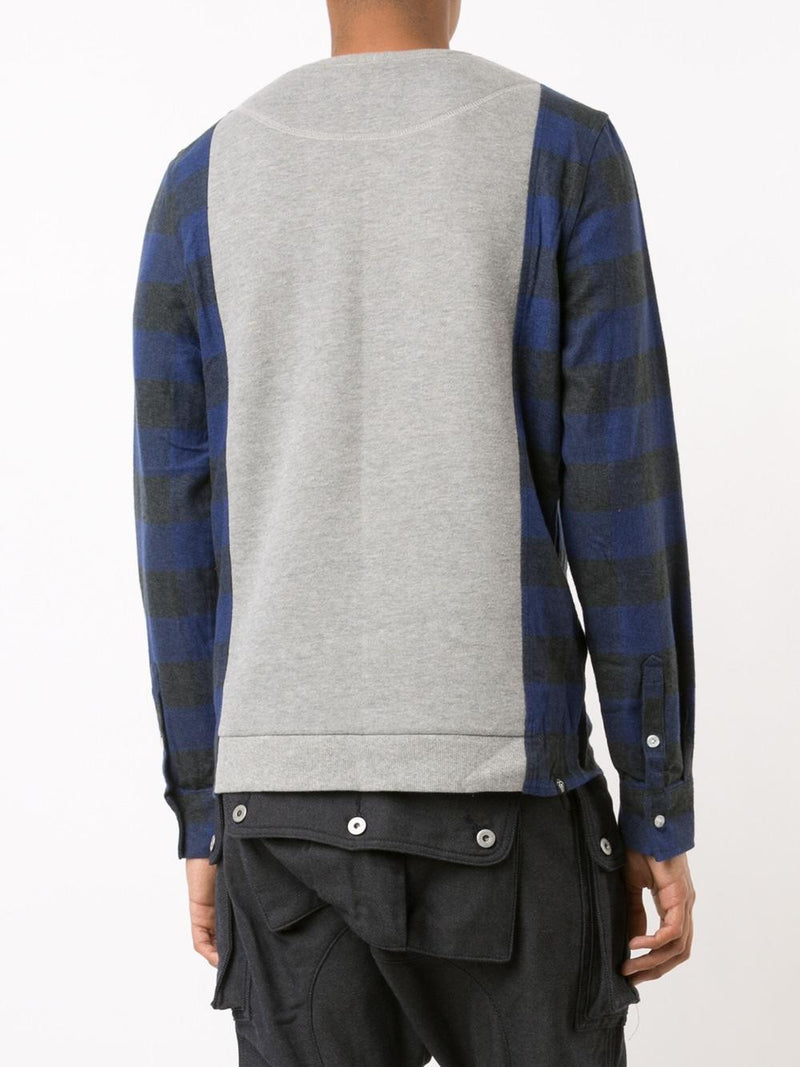 H.GREY FLEECE CREWNECK SHIRT - Mostly Heard Rarely Seen