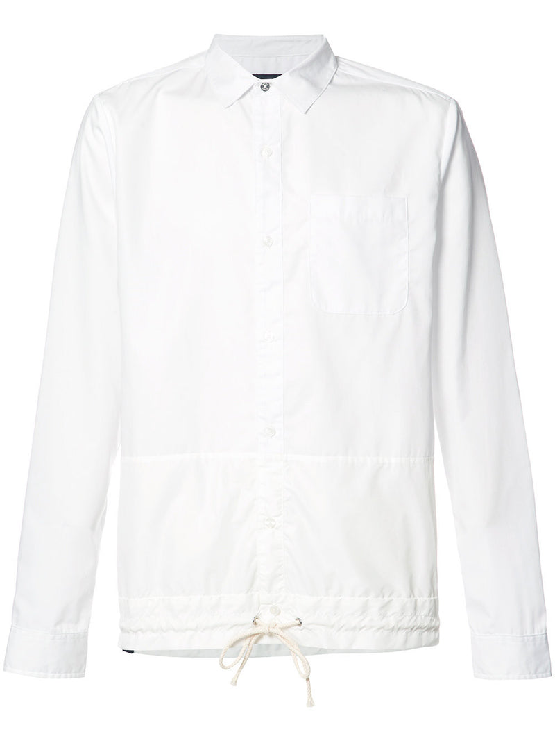 SPLIT BUTTON FRONT - WHITE - Mostly Heard Rarely Seen