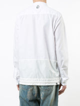 SPLIT BUTTON FRONT - WHITE - Mostly Heard Rarely Seen