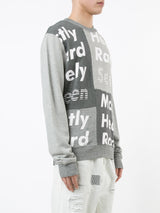 NAMESAKE PATCH CREWNECK - Mostly Heard Rarely Seen