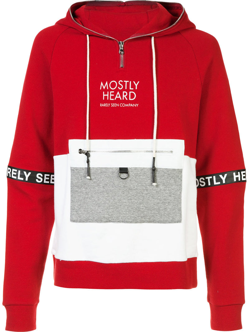 CARGO TICKER FEED HOODIE - Mostly Heard Rarely Seen