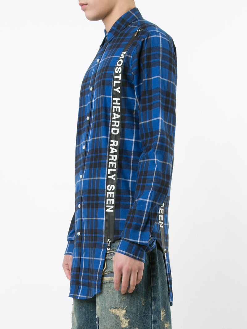 SUSPENDER RUNNER PLAID SHIRT - Mostly Heard Rarely Seen