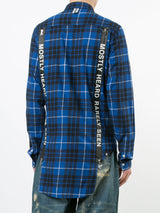 SUSPENDER RUNNER PLAID SHIRT - Mostly Heard Rarely Seen
