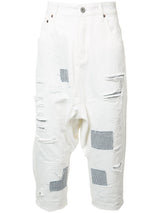 SHRED DROPCROTCH JEANS - Mostly Heard Rarely Seen