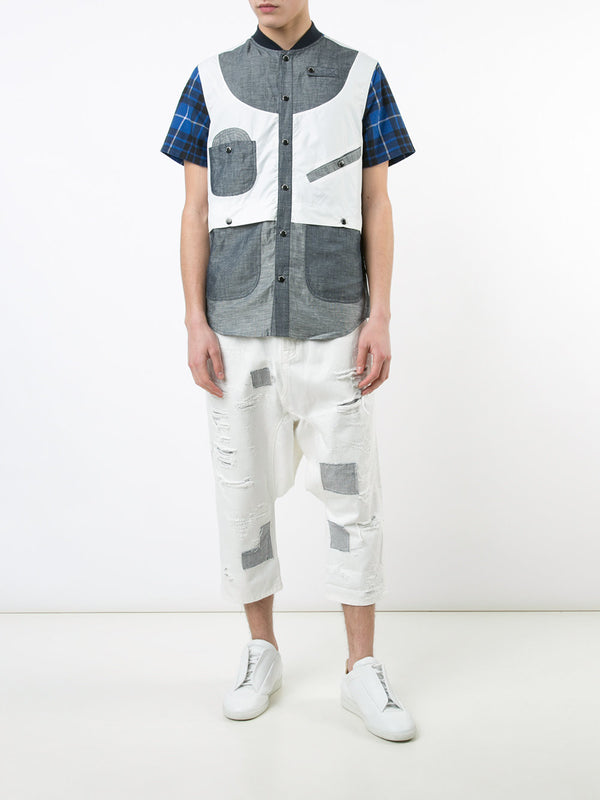 SHRED DROPCROTCH JEANS - Mostly Heard Rarely Seen