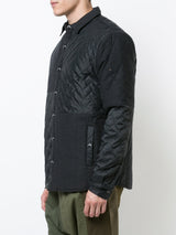 MULTI-PATTERN QUILTED SHIRT JACKET - Mostly Heard Rarely Seen