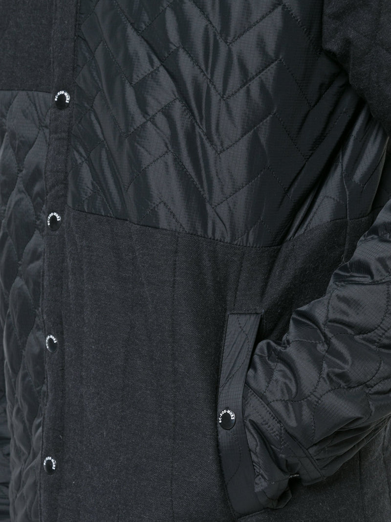 MULTI-PATTERN QUILTED SHIRT JACKET - Mostly Heard Rarely Seen