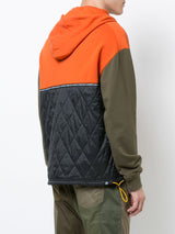 MIXED COLOR AND FABRIC HOODIE - Mostly Heard Rarely Seen
