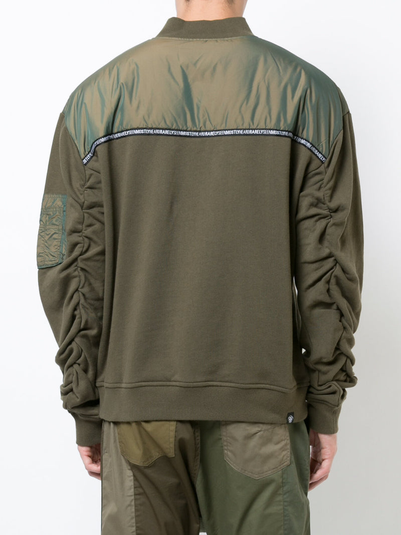 HYBRID PULL OVER MA-1 KNIT TOP - Mostly Heard Rarely Seen