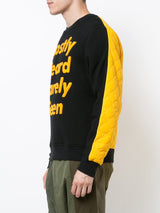 HYBRID NYLON QUILTED BACK CREWNECK - Mostly Heard Rarely Seen