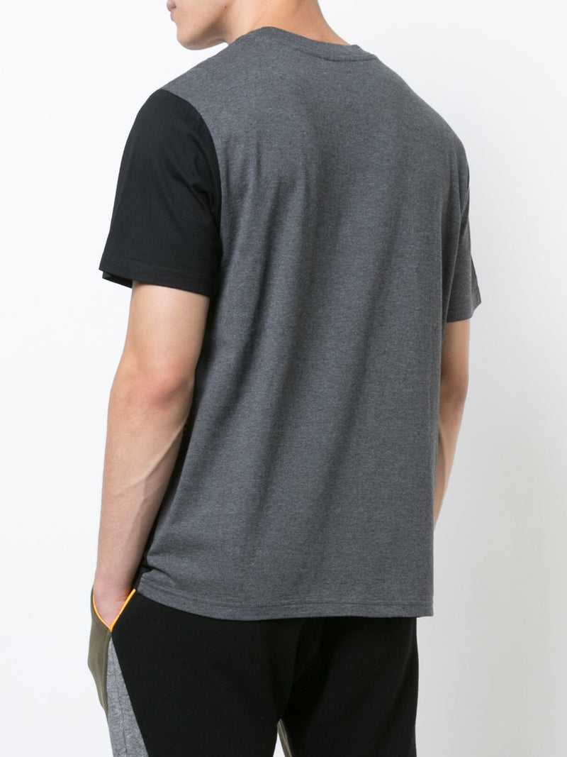 BLACK T-SHIRT ON H. GREY T-SHIRT - Mostly Heard Rarely Seen