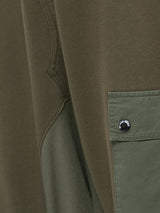 DROP CROTCH MIXED GREEN FABRIC JOGGER AND CARGO HYBRID - Mostly Heard Rarely Seen