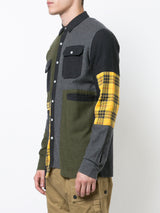 UNEVEN MIX FLANNEL SHIRT - Mostly Heard Rarely Seen