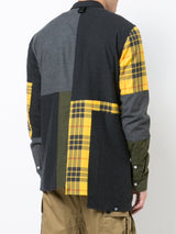 UNEVEN MIX FLANNEL SHIRT - Mostly Heard Rarely Seen