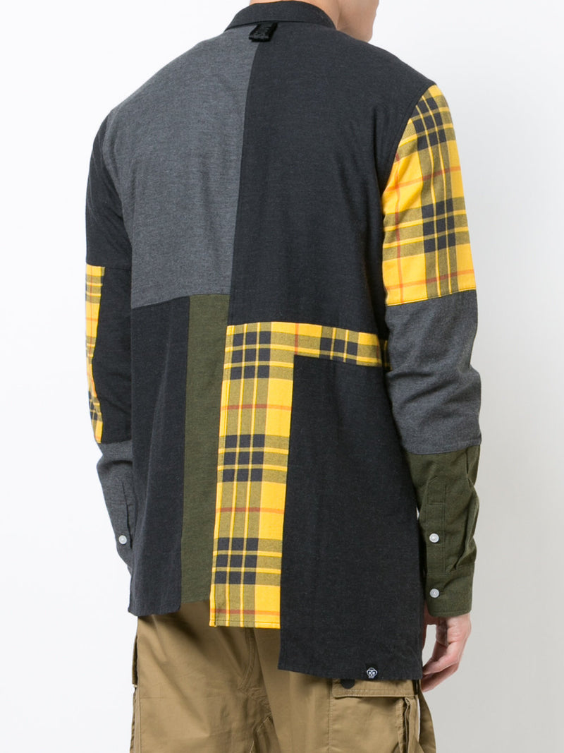 UNEVEN MIX FLANNEL SHIRT - Mostly Heard Rarely Seen
