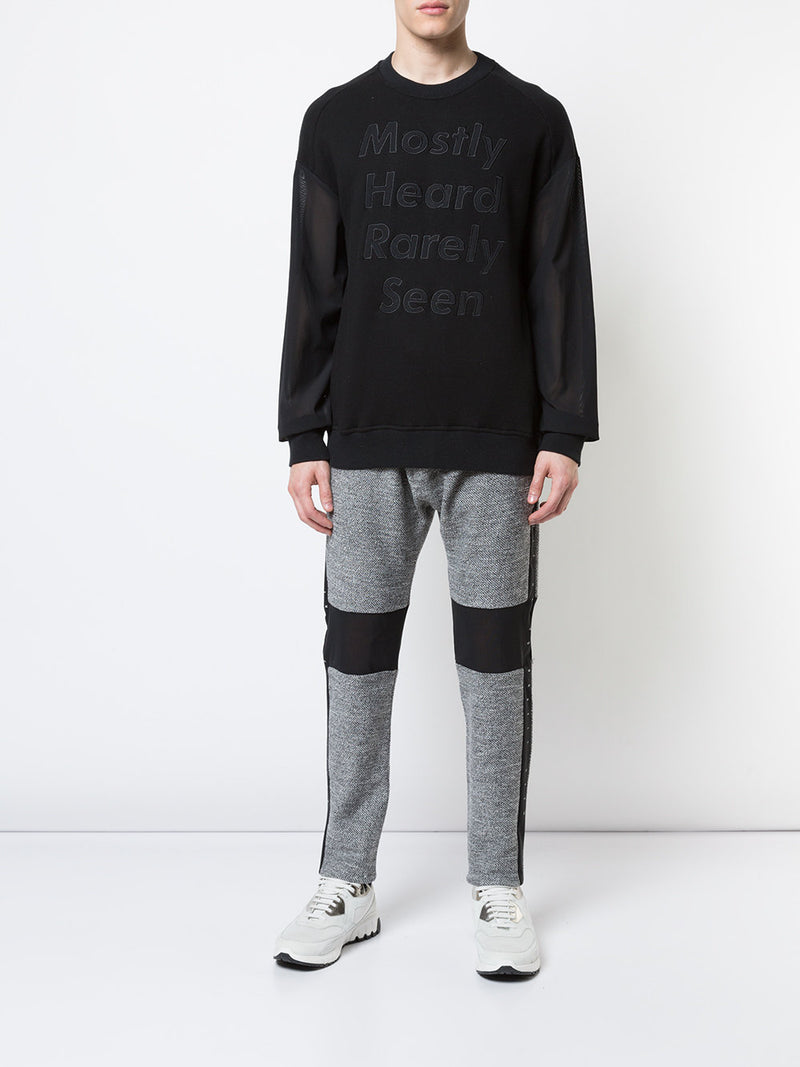A STRANGE DAY CREWNECK (BLACK) - Mostly Heard Rarely Seen