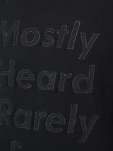 A STRANGE DAY CREWNECK (BLACK) - Mostly Heard Rarely Seen