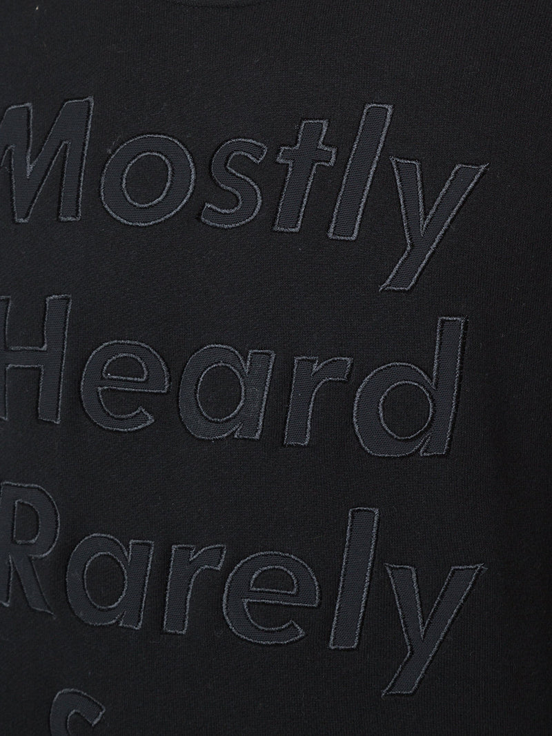 A STRANGE DAY CREWNECK (BLACK) - Mostly Heard Rarely Seen