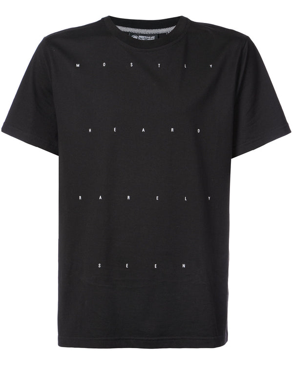 ENJOY THE SILENCE TEE (BLACK) - Mostly Heard Rarely Seen