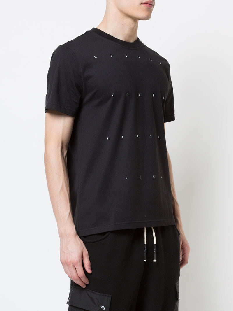 ENJOY THE SILENCE TEE (BLACK) - Mostly Heard Rarely Seen