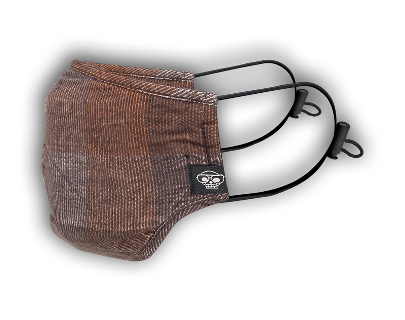 EARTH-TONE BROWN MHRS FACE MASK - Mostly Heard Rarely Seen
