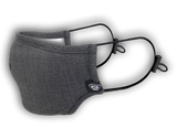 BLUE GREY SUIT MHRS MASK - Mostly Heard Rarely Seen