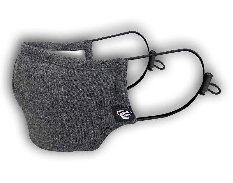 BLUE GREY SUIT MHRS MASK - Mostly Heard Rarely Seen