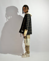 "MIXED PLAID KIMONO" SHACKET - Mostly Heard Rarely Seen