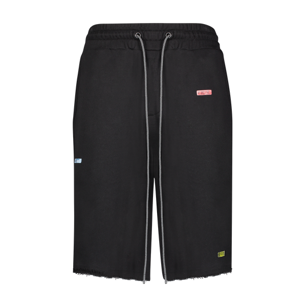 "WARNING LABELS" KNIT SHORTS - Mostly Heard Rarely Seen