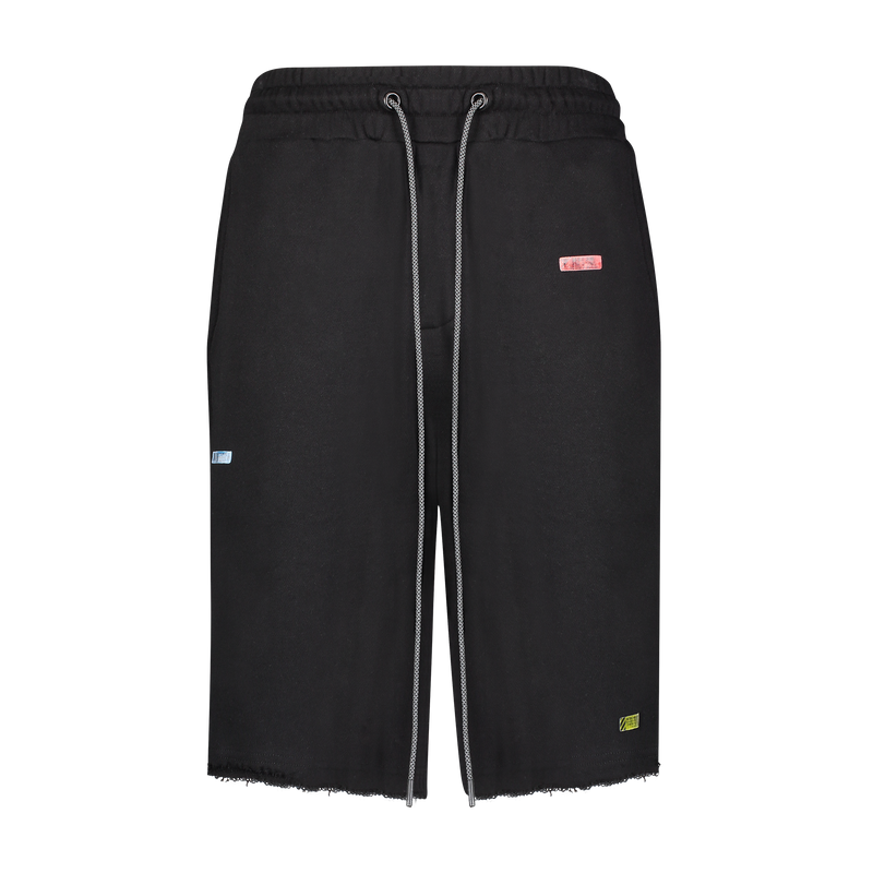 "WARNING LABELS" KNIT SHORTS - Mostly Heard Rarely Seen