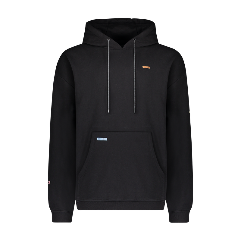 “WARNING LABELS" HOODIE - Mostly Heard Rarely Seen