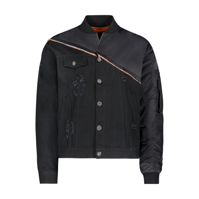 "MA-1 DENIM" JACKET - Mostly Heard Rarely Seen
