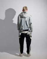 "KNIT HOODED DENIM" JACKET - Mostly Heard Rarely Seen