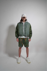 SATEEN BASKETBALL SHORTS