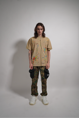 PAINT EMBROIDERED TEE